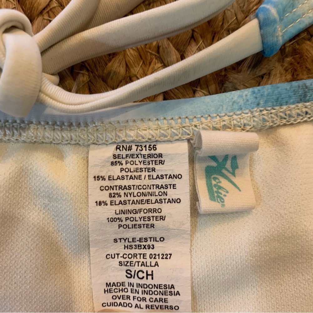 Hobie Bikini Swim Suit Bathing Woody Surf Beach Sand Ocean Palm Tree 2 Piece - Picture 11 of 16